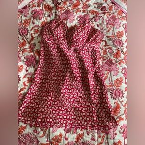 free people red mini dress